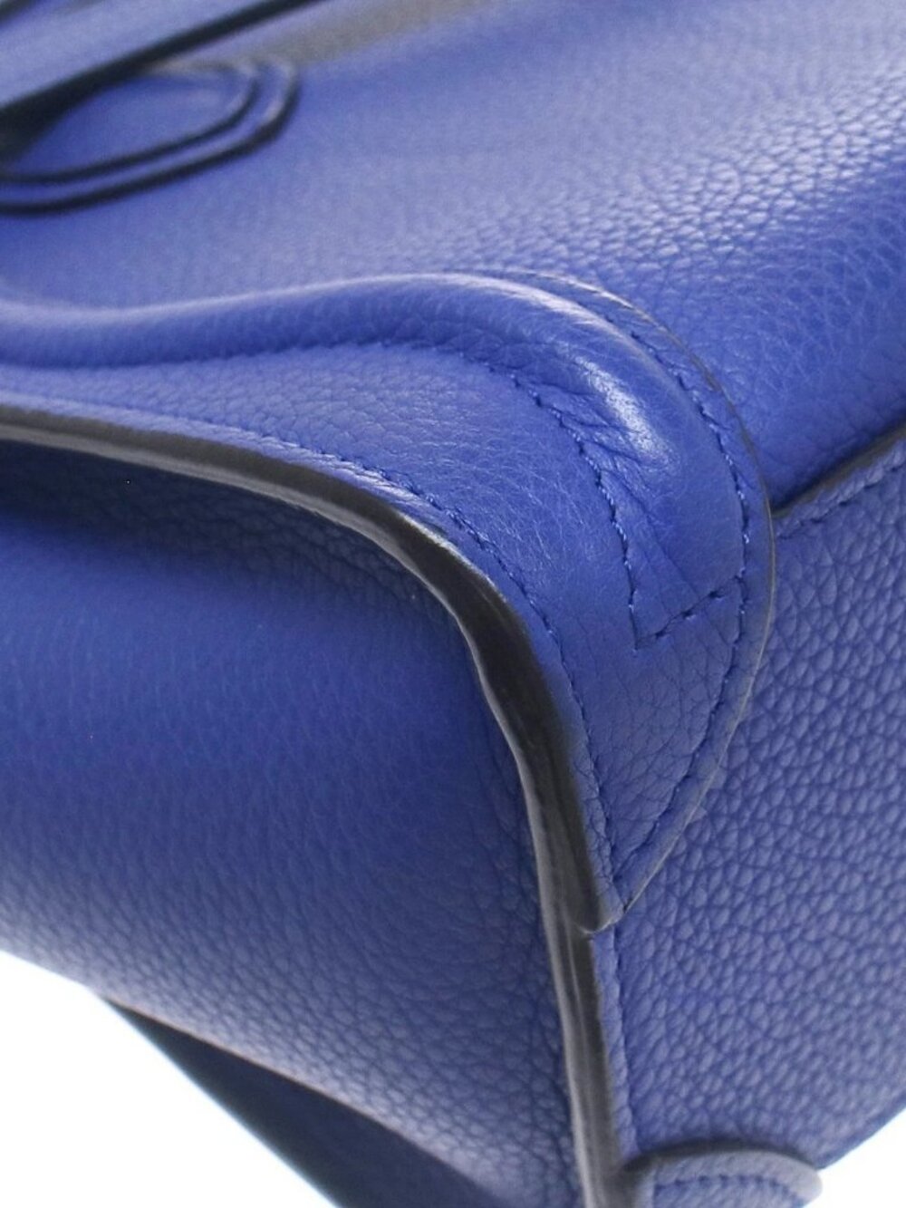 Best08 Celine Blue Nano Luggage 2way Tote Bag W-AT-0174 W-CU-0184 NQ11694 - Picture 3 of 7